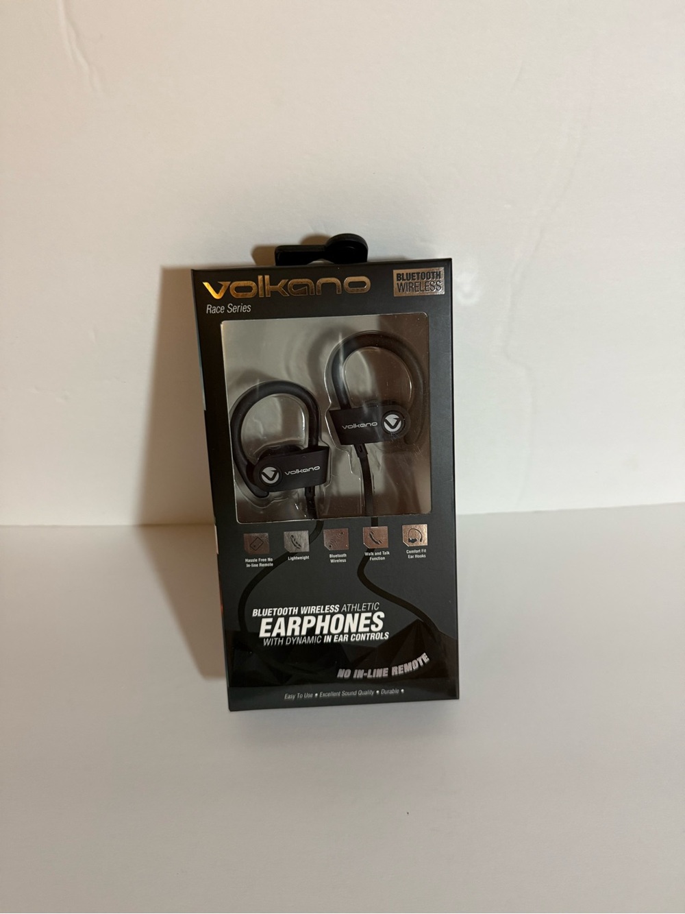 Race Series Bluetooth Wireless Earphones - Black